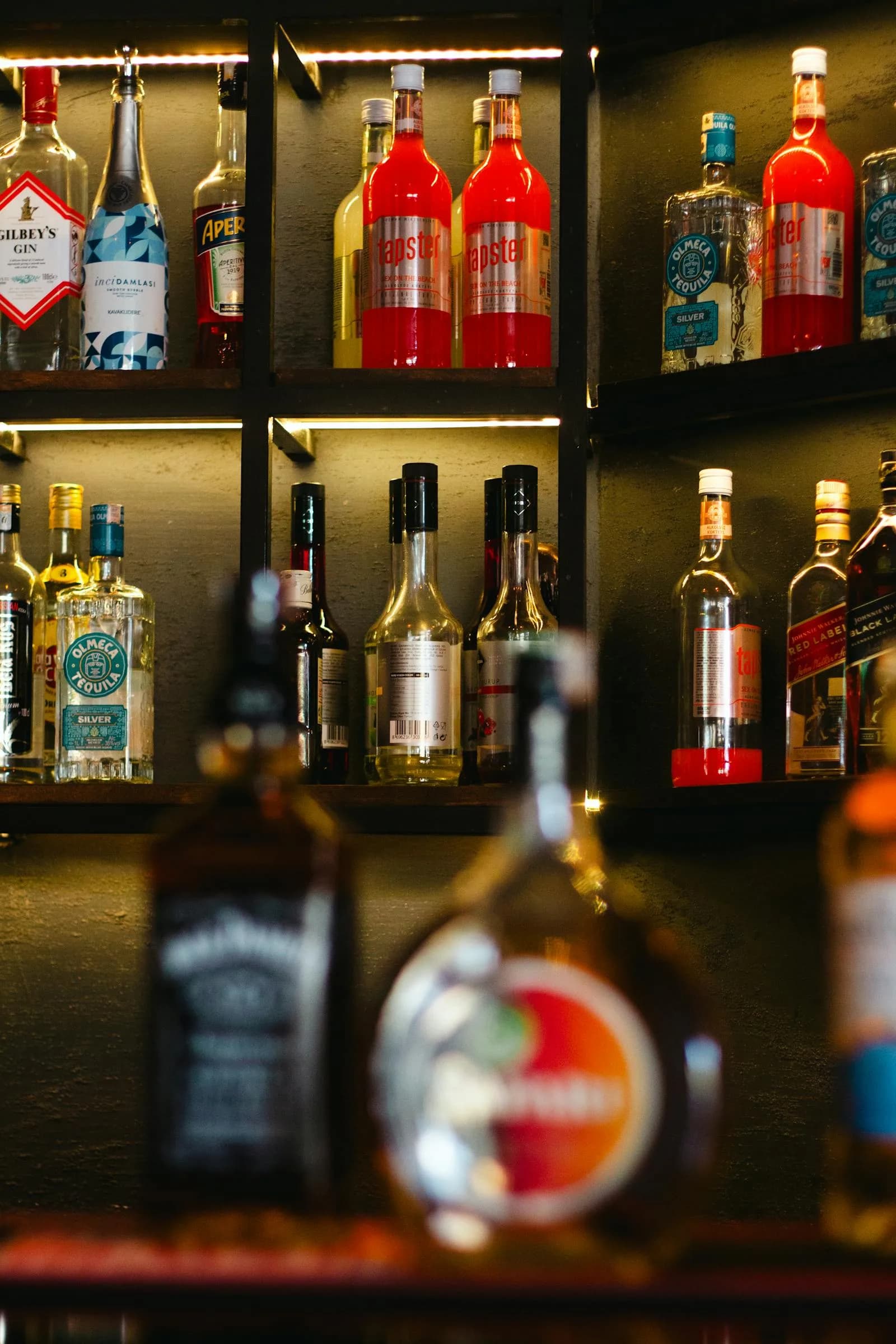 Mobile bar được setup hoàn thiện trước sự kiện
